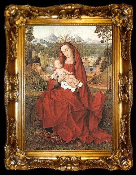 framed  Hans Memling Virgin and Child, ta009-2